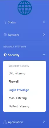 ustawienia firewall